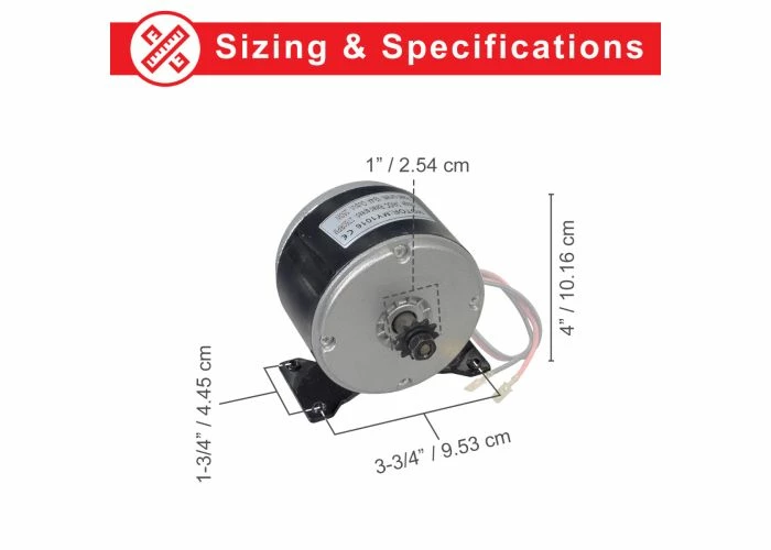 Coupon ๐ Unite Motor 24 Volt 250 Watt MY1016 Electric Motor With 11 Tooth #25 Chain Sprocket ๐ฅ - Image 6