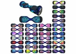 Cheapest 🌟 Mon Ster Decorative Decal Sticker Skins For 6.5" Self-Balancing Hoverboards 🛒