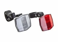 Buy 🛒 Mon Ster Front & Rear Reflectors With Mounting Brackets For Scooters & Bikes 👍